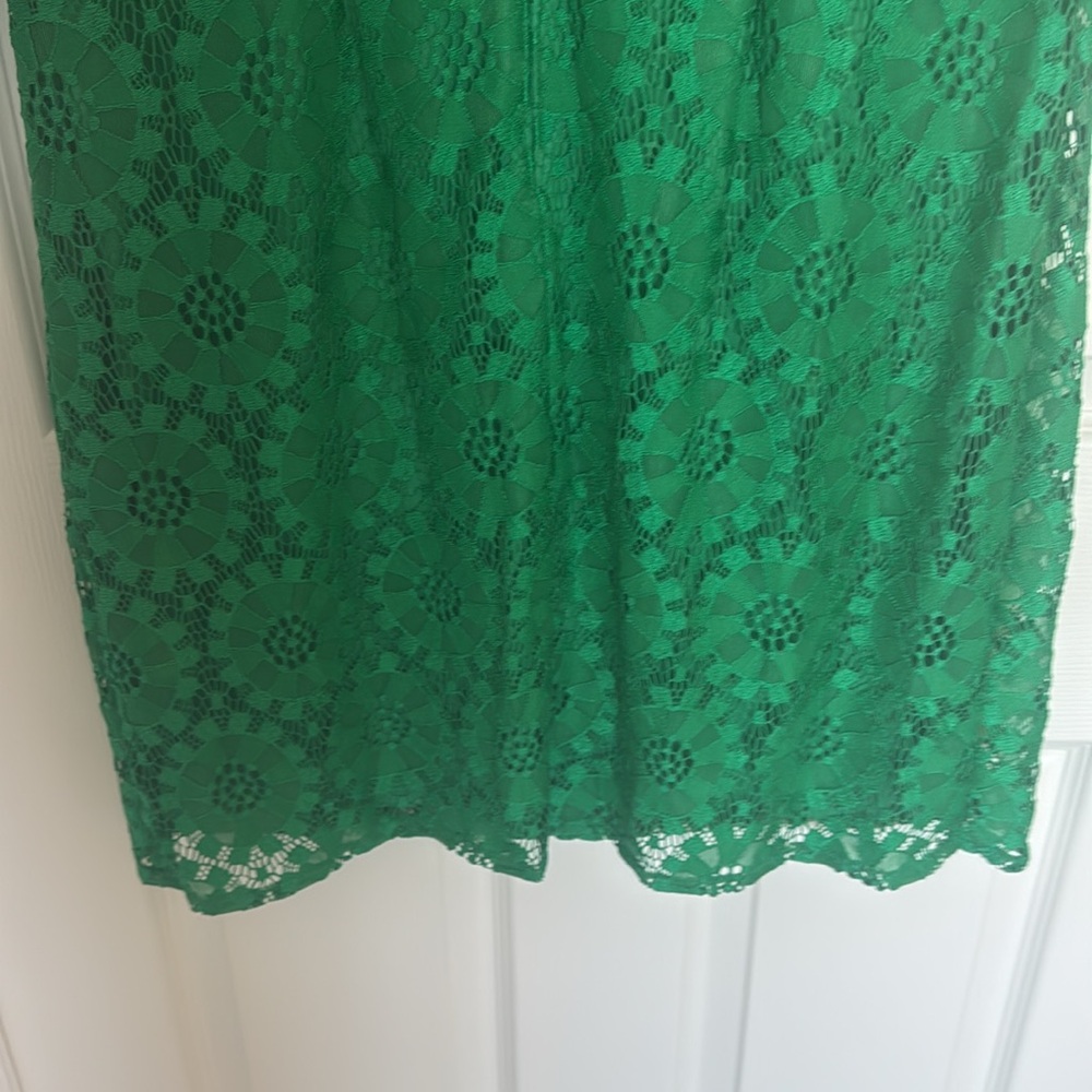 Eliza J Vibrant Green Lace Dress - Picture 7 of 7